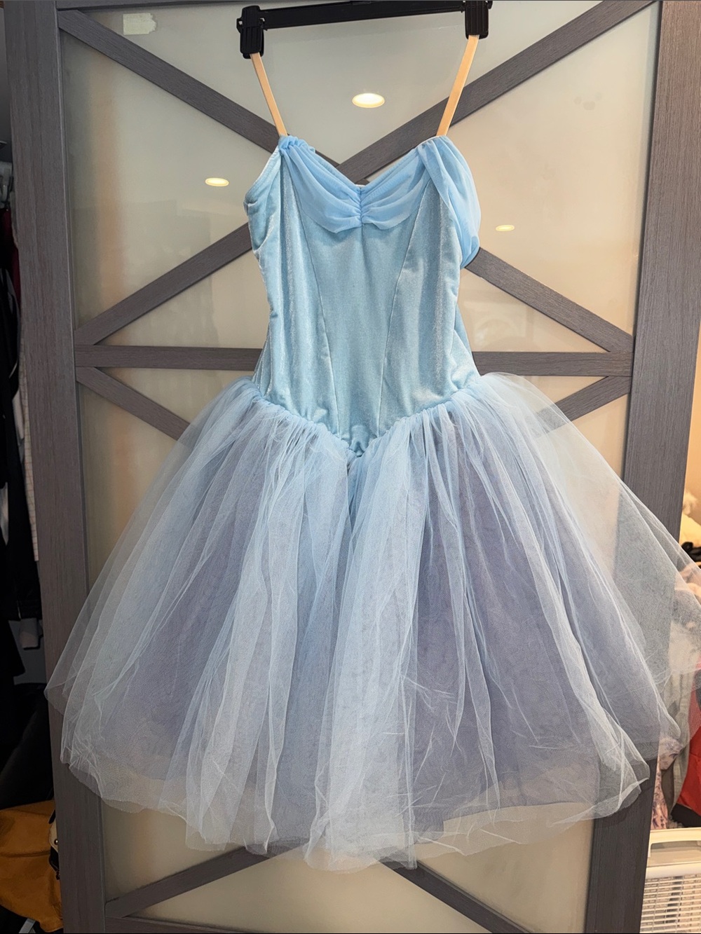 Weissman Blue Tulle Ballet Dress Adult Medium